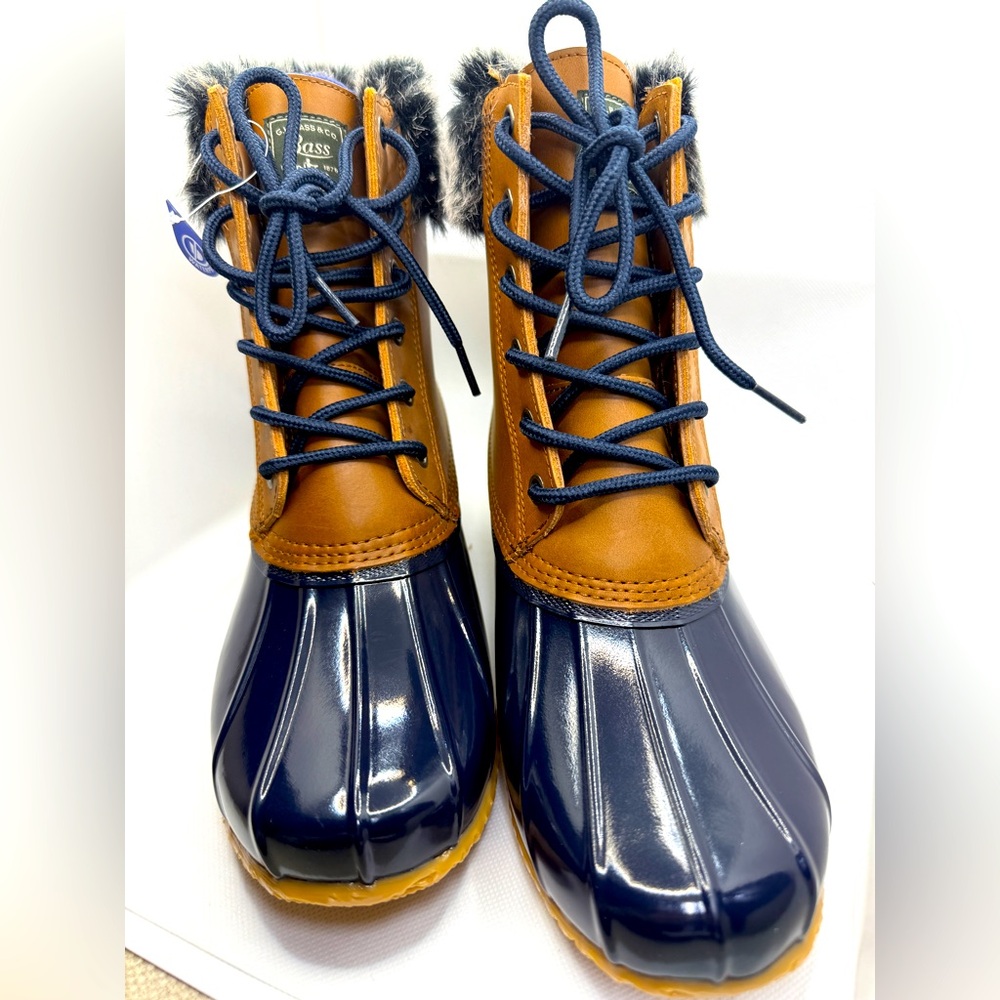 Bass Leather Duckboot Women Harlequin Winter